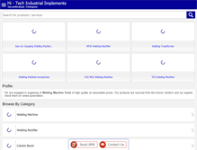 Tablet Screenshot of hitechimplements.net